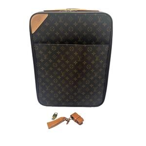 Louis Vuitton LV Monogram Pegase 45 Rolling Suitcase Full Inclusion